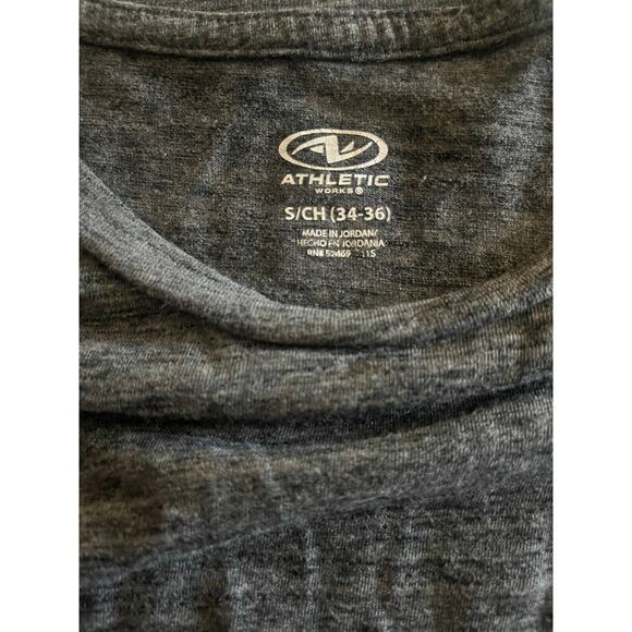 Athletic Work Small (34-36) Grey Long Sleeve T-Shirt - Picture 3 of 8